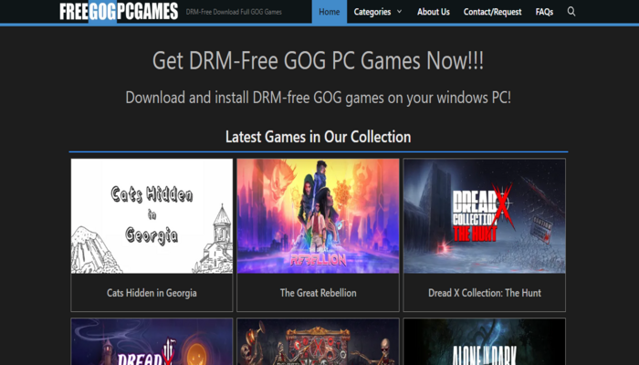 Free GOG PC Games